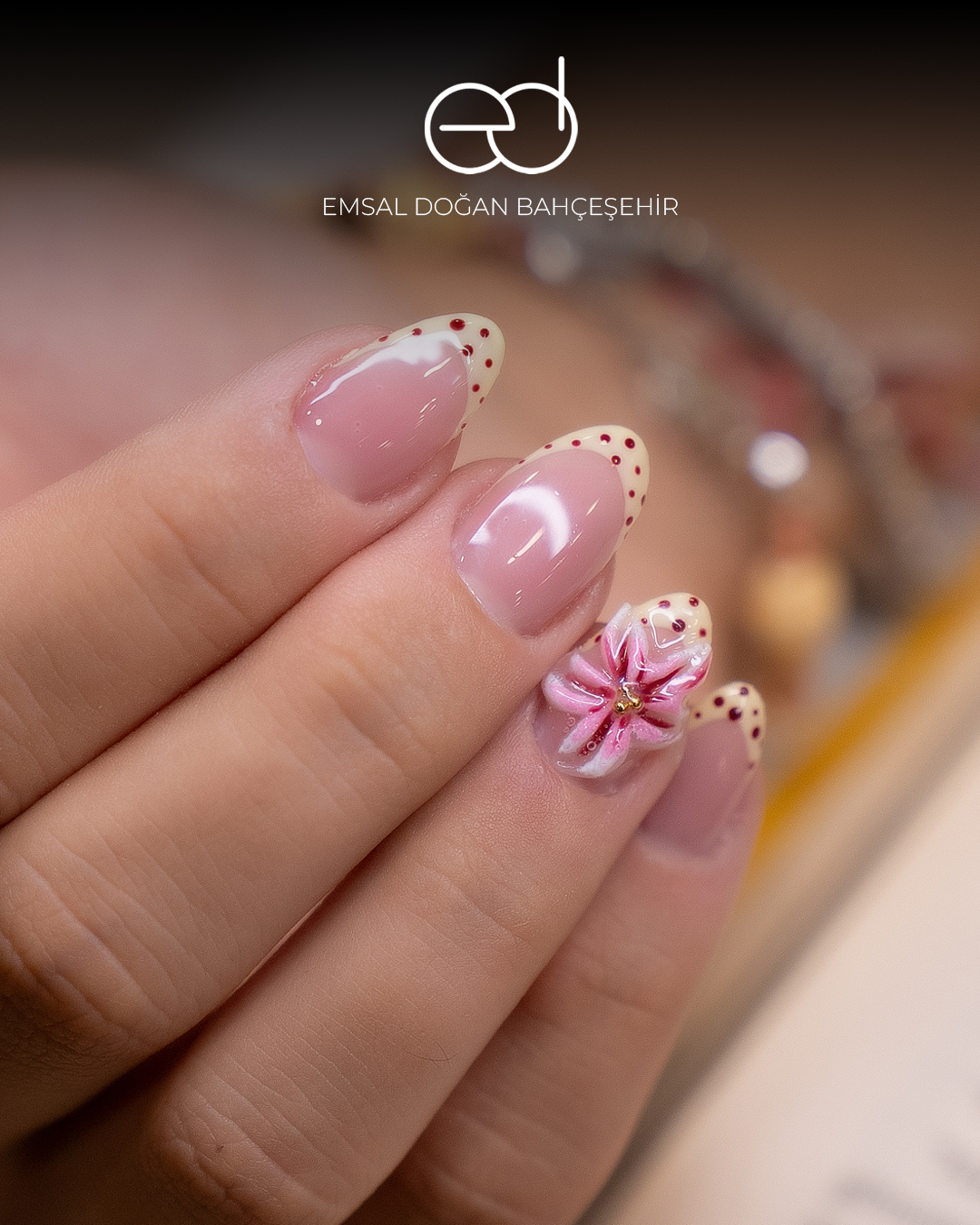 Nail art detay